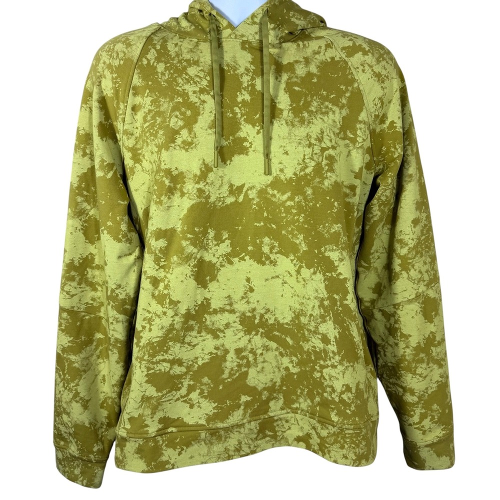 Lululemon City Sweat Pullover Hoodie Marble Dye Yellow Pear Solar Mens L